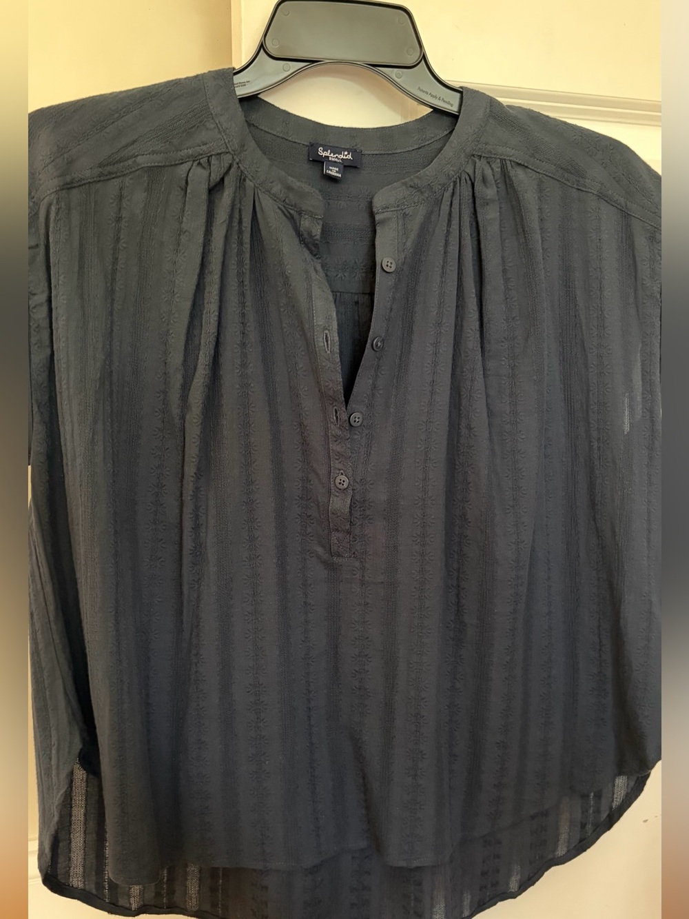 NWOT- Splendid - blue/gray casual Women's Blouse